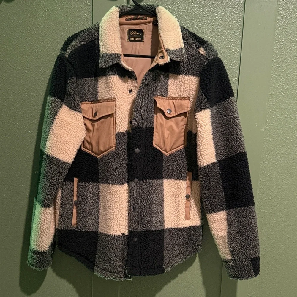 Todd Snyder Sherpa Jacket with Cream and Tan